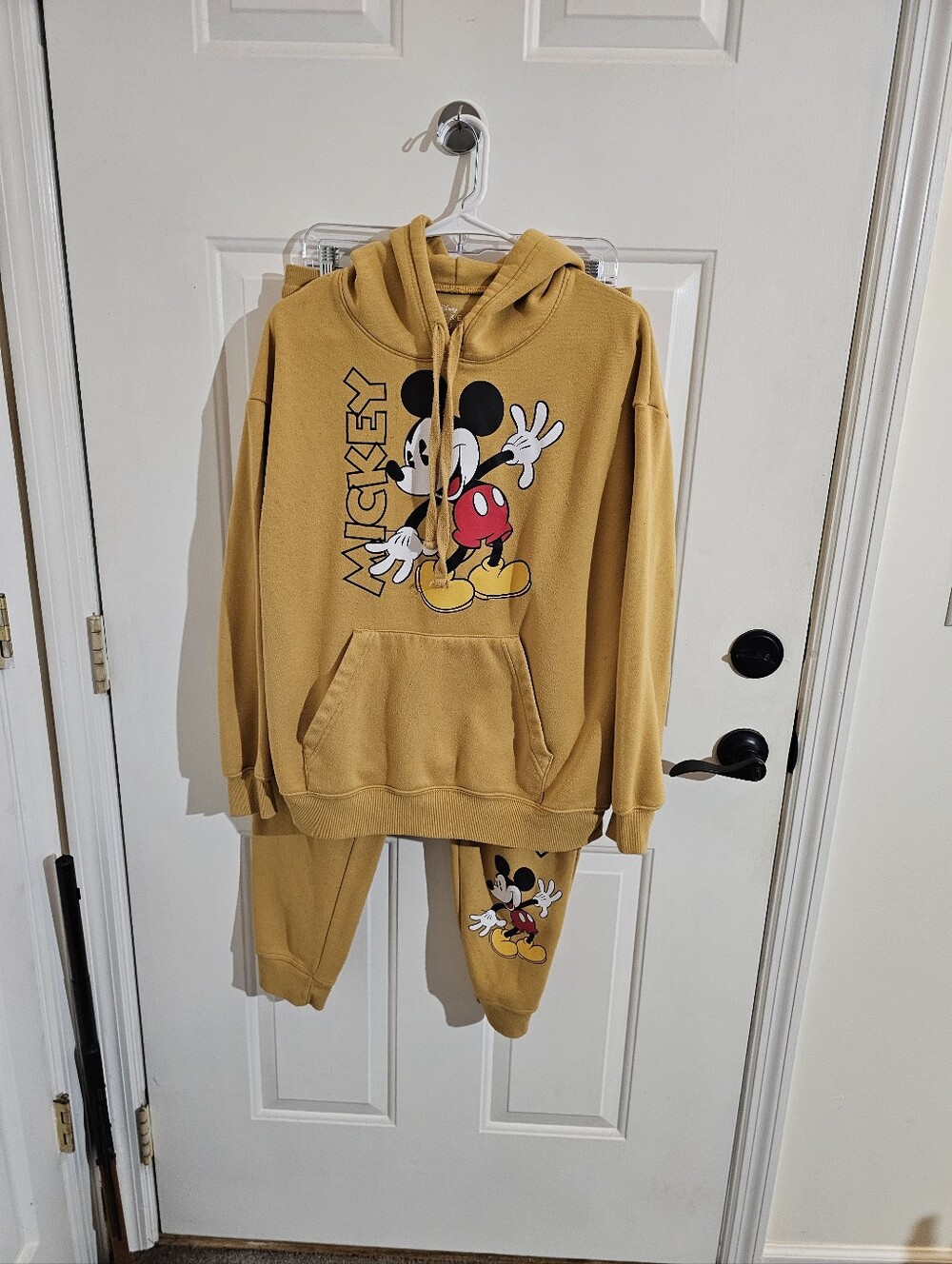 Mickey Mouse Mustard Yellow Jogging Set